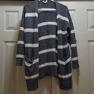 Long sleeve open front cardigan